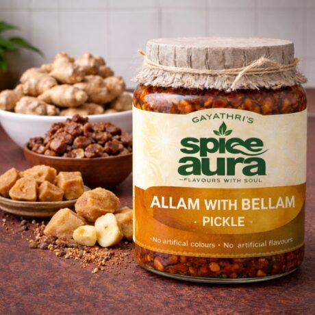 Allam Bellam _ ginger with jaggery pickle