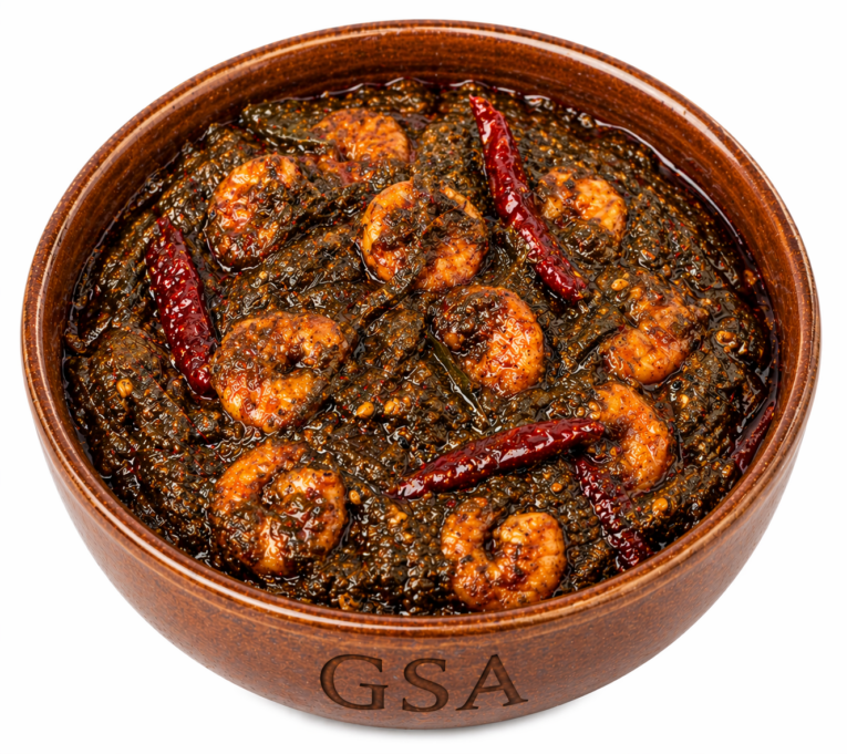 gongura prawns pickle