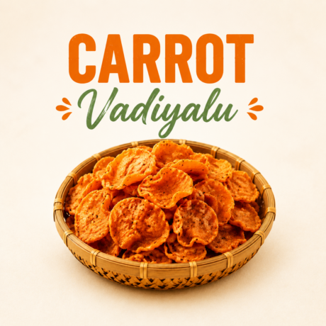Carrot vadiyalu